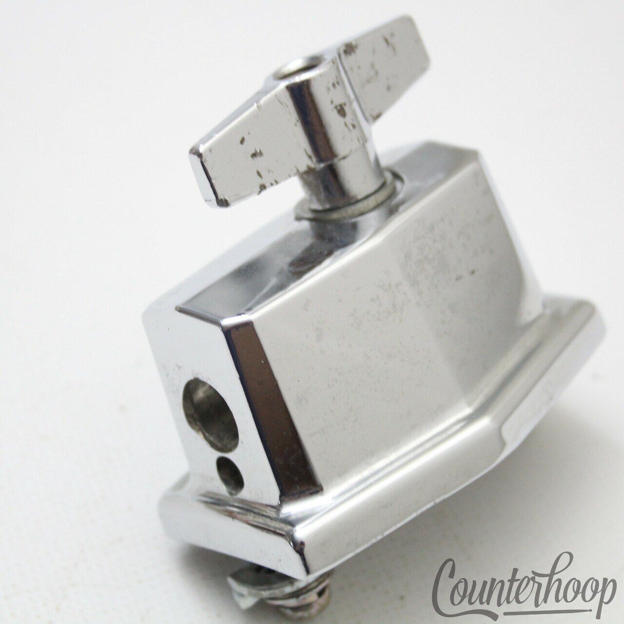 Tama Superstar Tom Drum L-Arm Post Receiver-Mount Japan Chrome Vintage Early 80s — main photograph