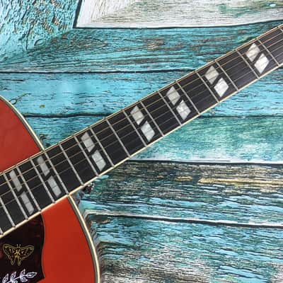Epiphone Hummingbird Pro Acoustic - Electric Guitar 2015 Heritage Cherry Burst, image 6