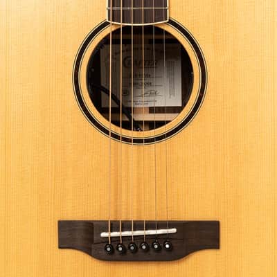 Crafter ES-ROSE TE NAT ES Series Orchestra Solid Sitka Spruce Top Mahogany Neck 6-String Acoustic-Electric Guitar w/Gig Bag image 3
