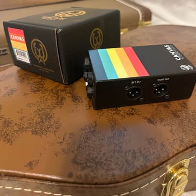 Walrus Audio Canvas Stereo Dual Line Isolator Direct Box 2022 - Present - Black w/ Rainbow Graphic image 1