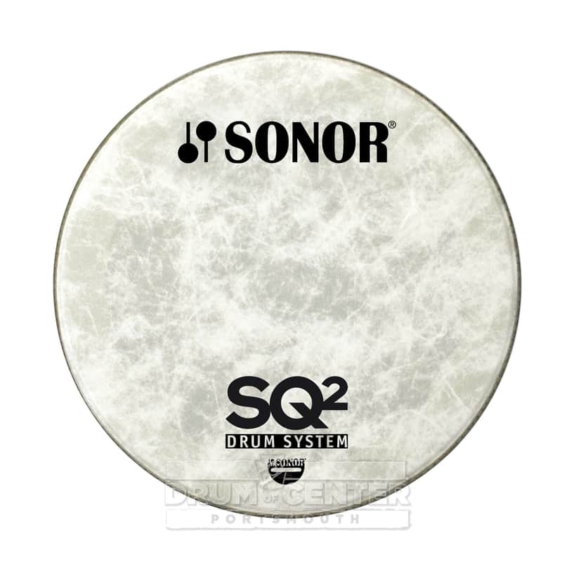 Sonor Bass Drum Logo Head 22" Fiberskyn w/SQ2 Logo image 1