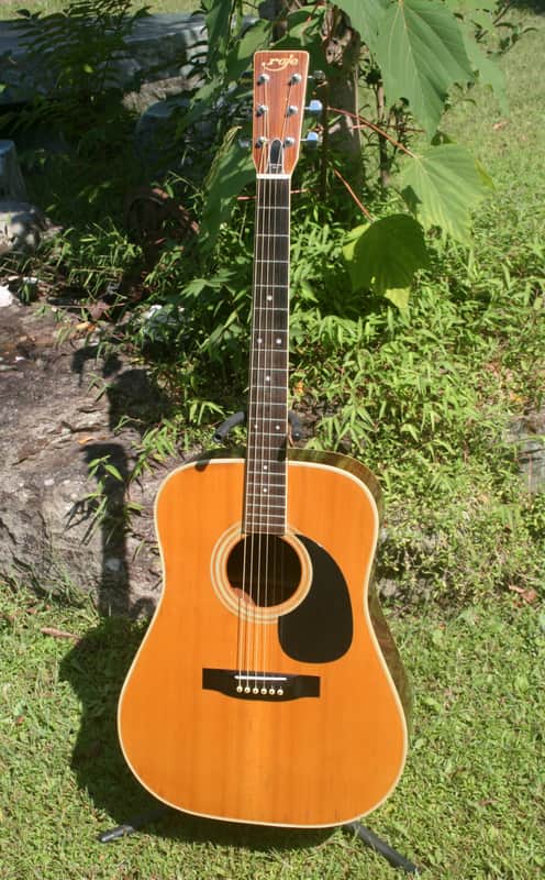 Zen-On Roje RF300 Western Guitar CIRCA 1975 - Natural image 1