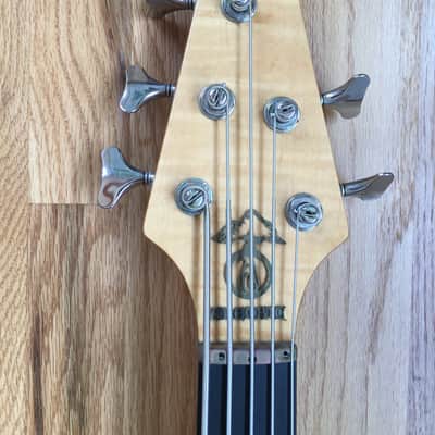 Alembic Persuader Distillate 5 String Bass Quilted Maple 1988 image 9