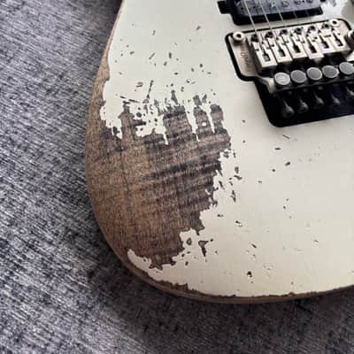 Friedman NoHo 24 2020 - Heavy Relic White Over Flame Maple Grover Jackson Build image 6
