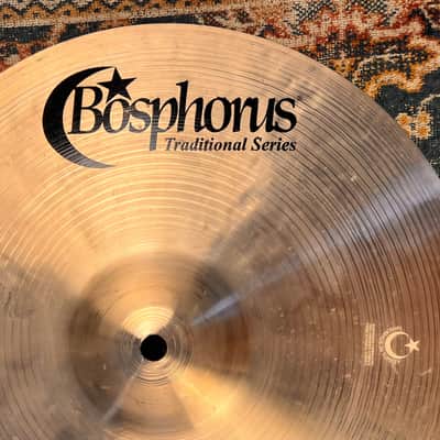 RARE Tight CRISP BOSPHORUS Traditional Factory CRISP 13” Hihats 808 960 g MINT image 3