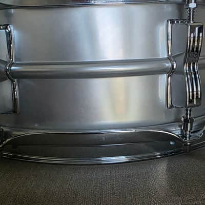 Ludwig No. 404 Acrolite 5x14" 8-Lug Aluminum Snare Drum with Keystone Badge July 1969 - Matte Aluminum image 19