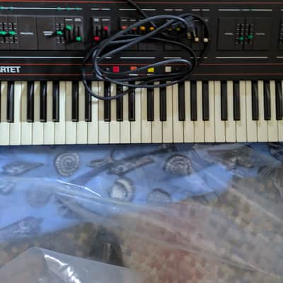 ARP Quartet Polyphonic Analog Synthesizer 1979 - 1980 - Black / Orange