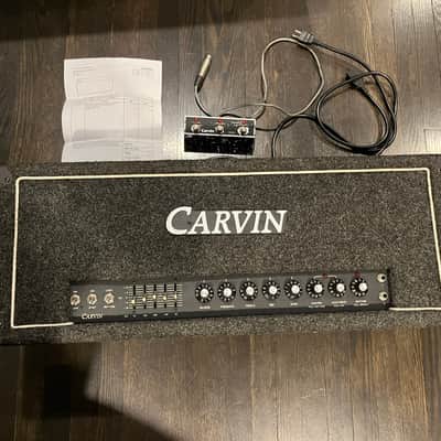 1992 Carvin X-100B Tube Amp Head FULLY SERVICED w/Footswitch image 1