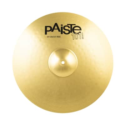 Paiste 101 Brass Crash Ride 18" - Crash Ride Cymbal image 1