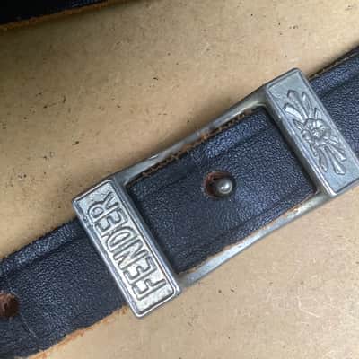 Vintage leather guitar strap from the 60’s image 2