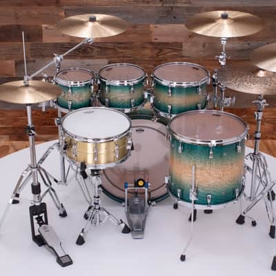YAMAHA PHOENIX PHX 5 PIECE DRUM KIT, TEXTURED TURQUOISE SUNBURST image 21