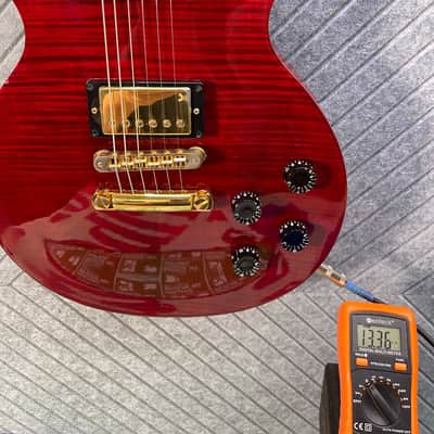 Gibson Les Paul Studio Plus KILLER TOP In-USA FretWerx Setup and Fret Polish - Wine Red image 22