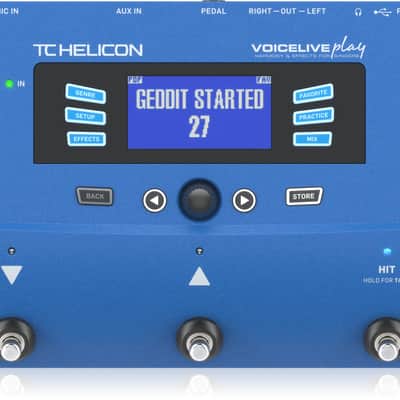 TC Helicon VOICELIVE PLAY 3-Button Vocal Effects Stompbox with Looping image 4