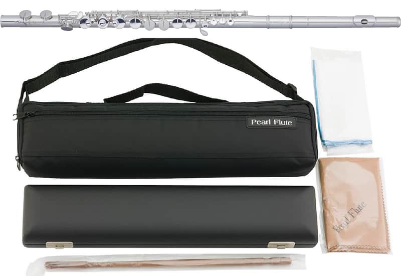 Pearl 207 Series Alto Flute Silver Plated w/.925 Sterling Silver +Straight & Curved Upgraded Forza Headjoint +Case/Cover | PFAF207SU | WorldShip | Authorized Dealer image 1
