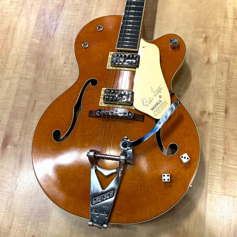 Gretsch G6120T-BSSMK Brian Setzer Signature Nashville Hollow Body '59 "Smoke" with Bigsby 2025 - Smoke Orange image 1