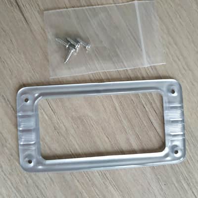 1 Official Gretsch Pickup Silver Mount Ring + Screws image 1
