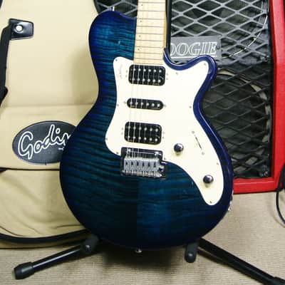 Godin SDXT HSH, Flame Maple Top, Made in USA image 1