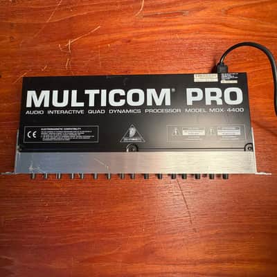 Behringer Multicom Pro MDX4400 4-Channel Audio Interactive Dynamics Processor 2000s - Black / Silver image 4