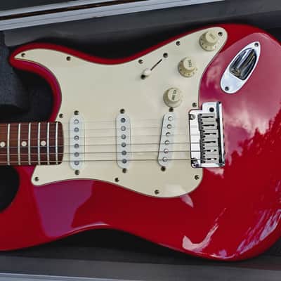 Fender American Standard Stratocaster 1995 USA – Candy Apple Red – TBX – Fresh Setup image 6