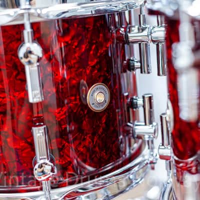 Sonor Momentum Maple Red Pearl 5pc Shell Pack – Made in Germany – New image 14