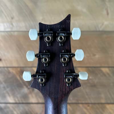 PRS Wood Library DGT Semi-Hollow David Grissom Signature Rosewood Neck! Flamed Maple 10-Top Smoked Black Hardware - Burnt Maple Leaf 418145 image 12