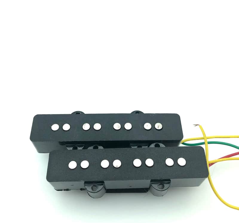 Jazz J-Bass Style Pickup Set Black image 1