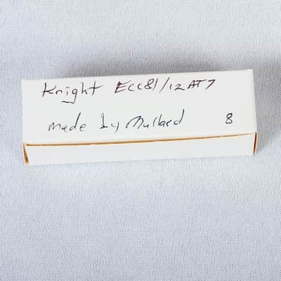 Vintage Knight-Branded 12AT7 / ECC81 Preamp Tube – Mullard Made – Tests Strong – UK image 5