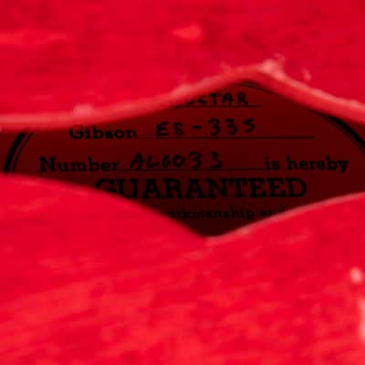 Pre-Owned 2019 Gibson Limited Edition Alvin Lee '69 Festival ES-335 Cherry With OHSC image 9