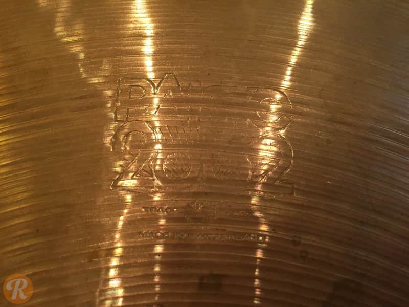 Paiste 16" 2002 "Black Label" Crash Cymbal 1971 - 1980 image 3