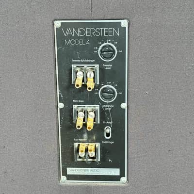 Vandersteen Model 4 Tower Speakers w/ WX-4 Crossover (Pair) image 8