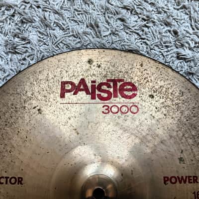 PAISTE 3000 RED LABEL REFLECTOR POWER CRASH 16" image 3