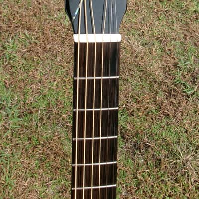 2020 K Yairi WY-2BK Electric Acoustic Guitar with cutaway+Original Hard Case etc. image 5