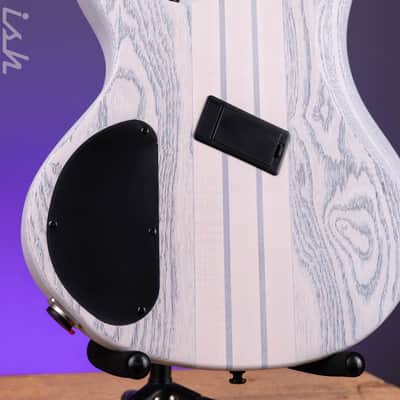 Ibanez BTB865MS 5-String Bass Workshop Transparent White Flat image 11