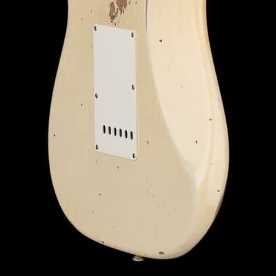 Fender Custom Shop 50s Strat Relic/Closet Classic Hardware - Super Faded Aged Olympic White #80049 image 9