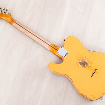 2023 Fender Custom Shop 1952 Telecaster Streamlined U Heavy Relic Butterscotch Blonde w/ P-90, Case, CoA, Lightweight Ash image 11