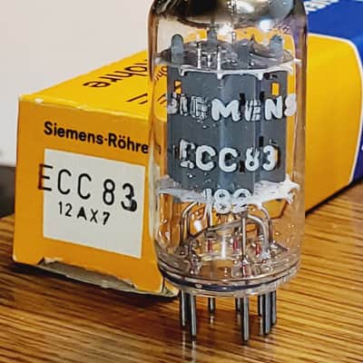 12AX7 Siemens NOS/NIB Smooth Plate MaxiPreamp2/TV7 Tested (1)Tube Lot image 1