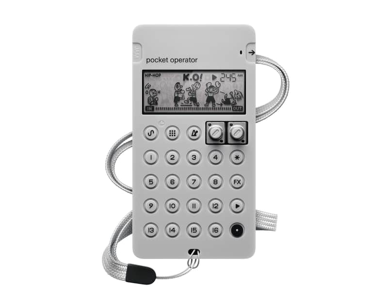 Teenage Engineering CA-X Light Grey Silicone Pro Case for Pocket Operator PO-32 image 1