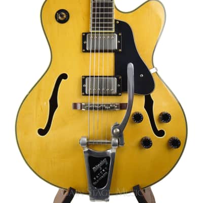 Samick HF650 Artist Series Guitar Archtop Hollowbody Natural 1990's image 3