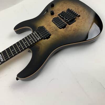 ESP E-II SN-II Nebula Black Burst Burled Maple Electric Guitar + Hard Case B-Stock Made in Japan image 9