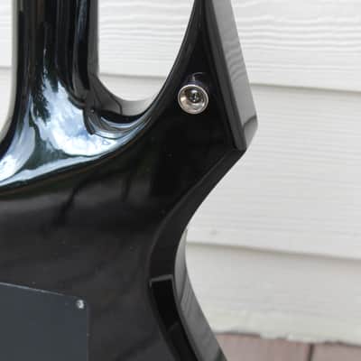 B.C. Rich Warlock N.J. Neck Thru Series Korea Guitar Translucent Black Quilt Top + Hard Case image 19