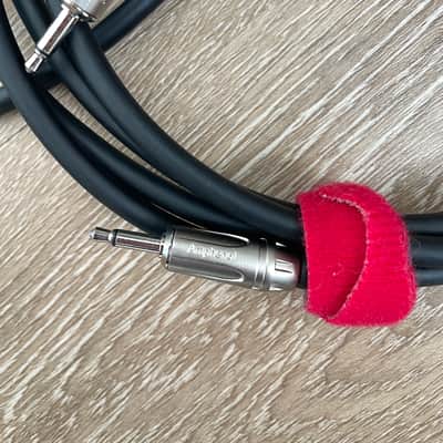 Canare SC10SM Audio Cable Canare Star-Quad 1/4 TS Mono Male to 3.5mm TS Mono Male Black - 10 Foot image 3
