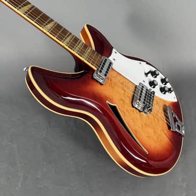 1991 Rickenbacker 381 "V69" Fireglo birdseye TOP ZUSTAND inkl. Koffer image 12