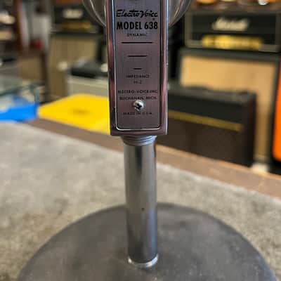 Electro-Voice 638 General Purpose Omni Dynamic Mic  Late 50’s to early 60’s - Nickel image 2