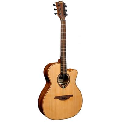 LAG T170ACE Tramontane 170 Auditorium Elektro-Akustikgitarre natur satin image 1