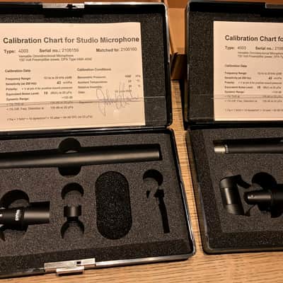 3x DPA 4003 versatile omnidirectional microphones, factory matched w/ consecutive serial numbers image 3