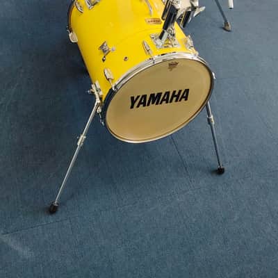 Yamaha - Hipgig MKI – Yellow Drum Kit – Vintage Rare Compact Drum Set - Inc. Cases image 4