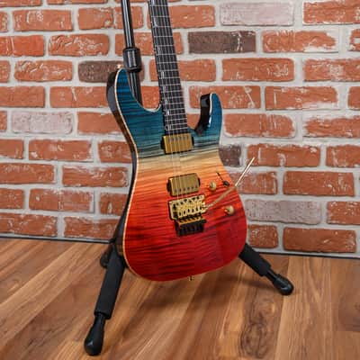 ESP Original Series M-II Custom FM FR Flame Maple Top Blue Red Gradation 2025 w/OHSC image 3
