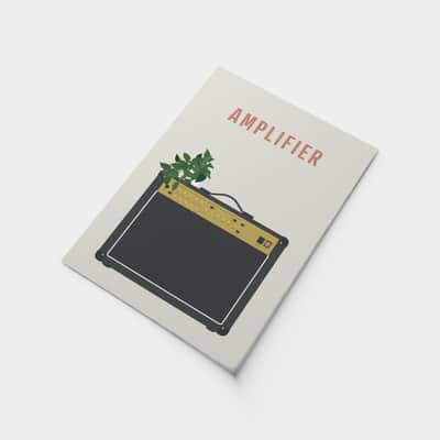 Marshall Amplifier Print - Guitar Amp Poster, 30x40cm Size image 2