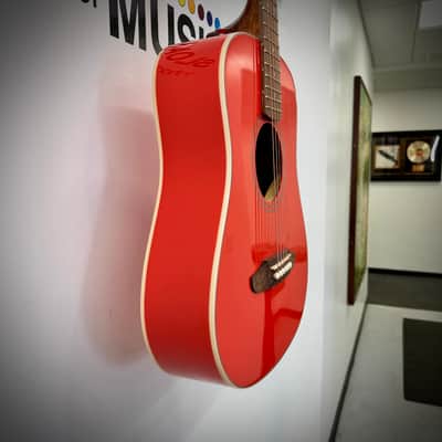 Fender California Standard Redondo Mini with Bag - Fiesta Red image 2
