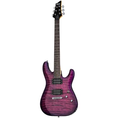 Schecter C-6 Plus Electric Magenta image 1